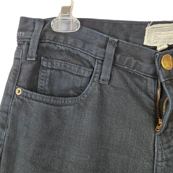 Men 26 Black Skinny Grunge Rocker Punk Metal Emo Streetwear Style Slim Fit Jeans - Picture 7 of 10